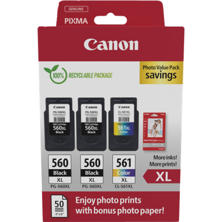 2 x PG-560XL+CL-561XL